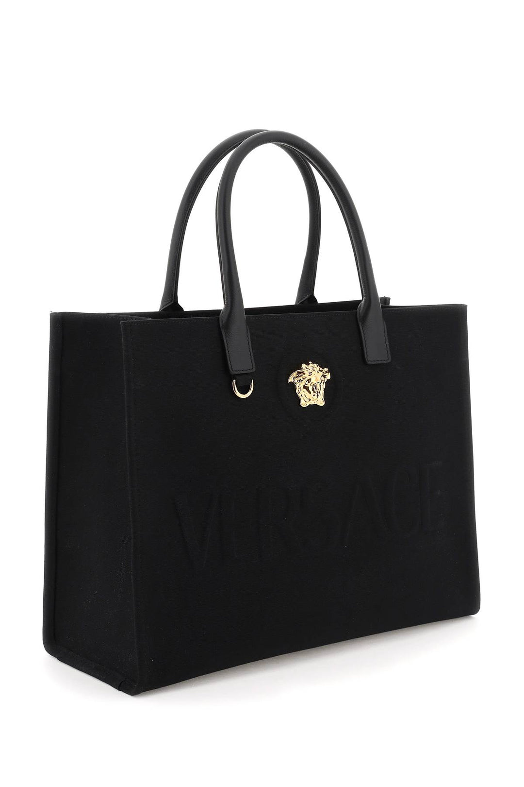 Versace La Medusa Tote Bag   Black