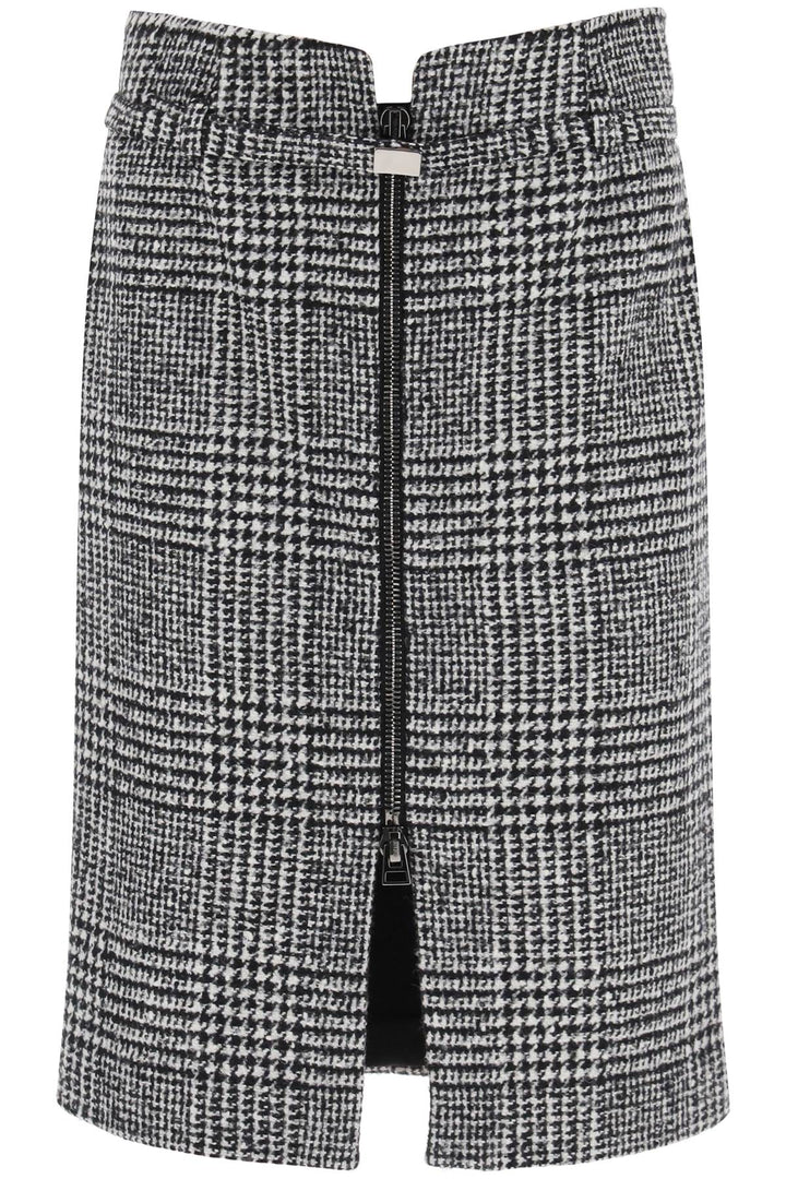 Tom Ford Prince Of Wales Pencil Skirt   Bianco