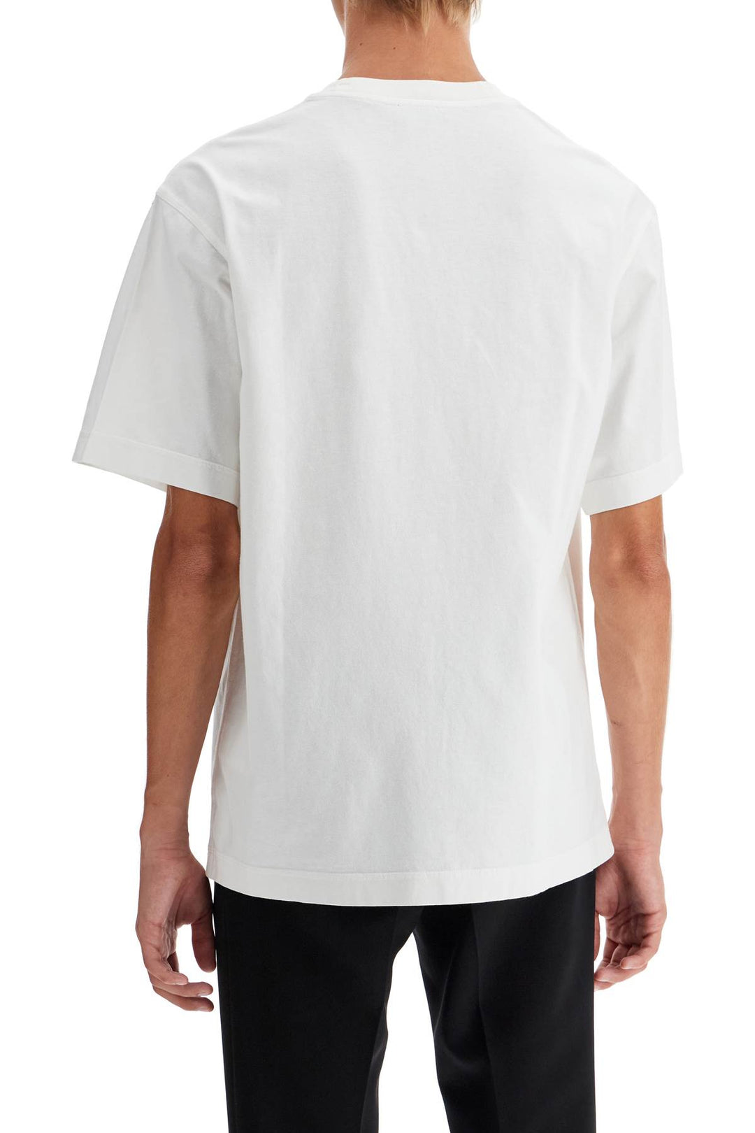 Burberry Ekd Embroidered T Shirt   White