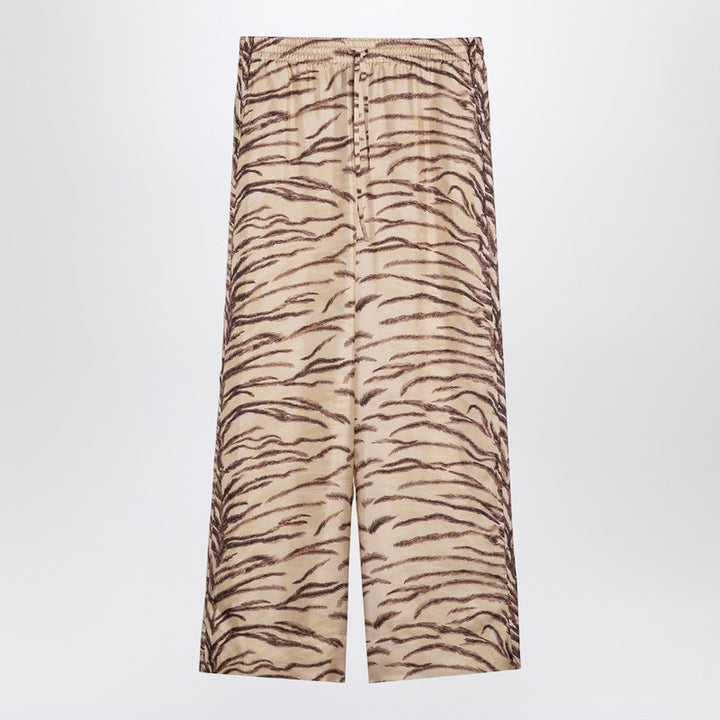 Stella McCartney tiger print Silk pants