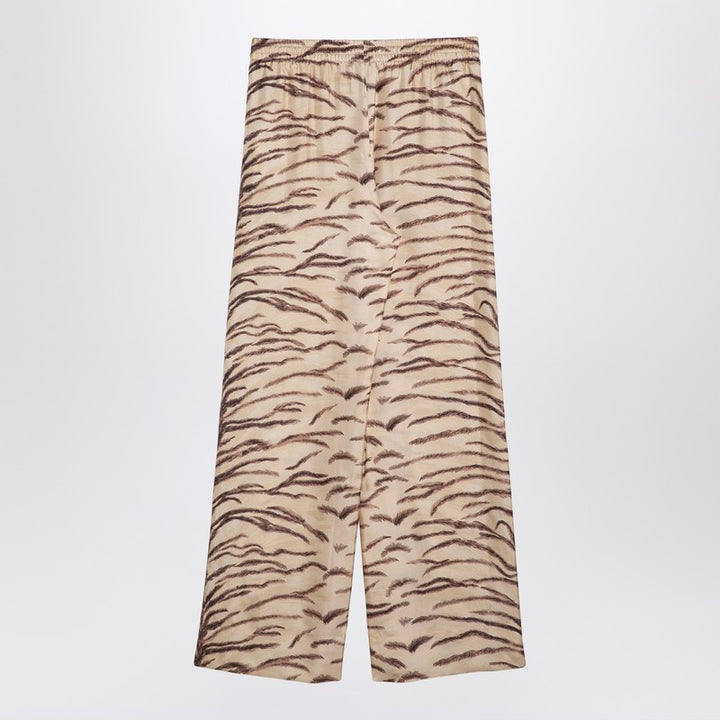 Stella McCartney tiger print Silk pants