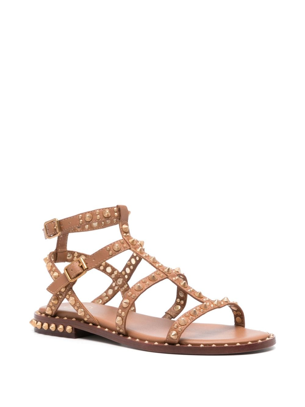 Ash Sandals Leather Brown