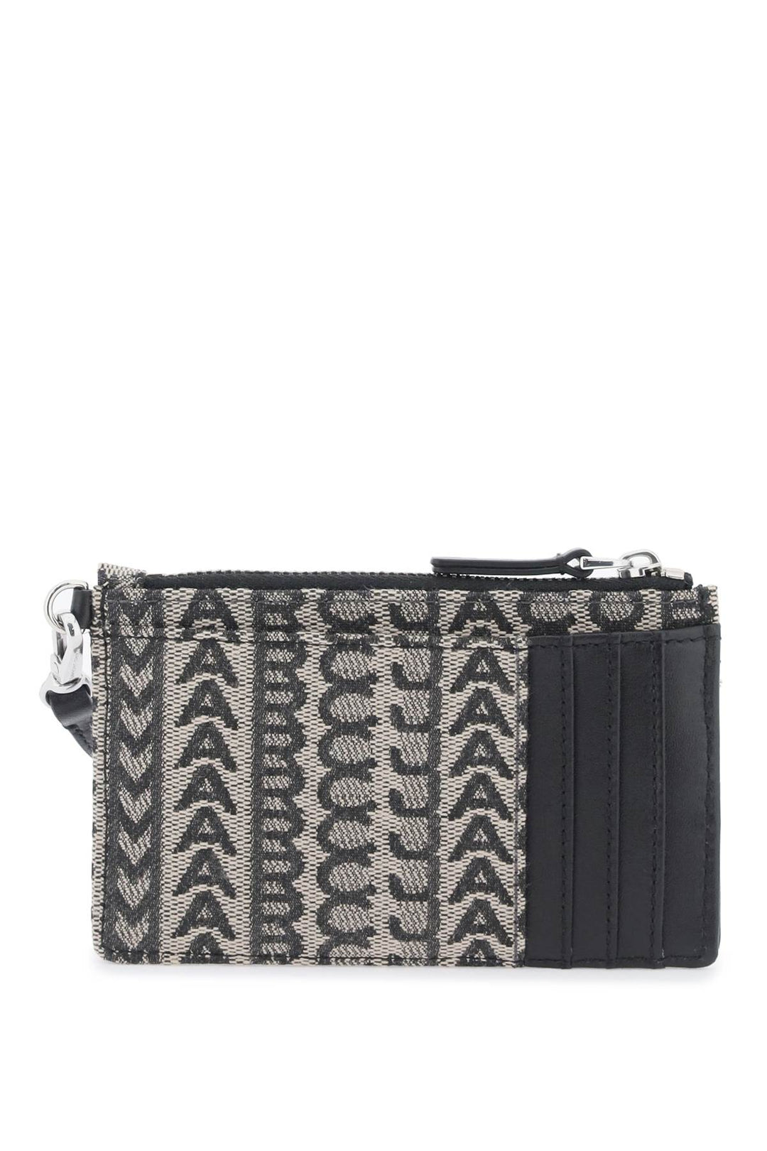 Marc Jacobs The Monogram Top Zip Wristlet Wallet   Beige