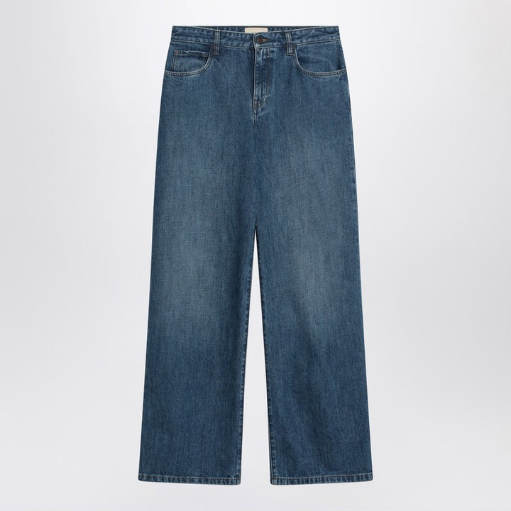 The Row Eglitta wide faded jeans