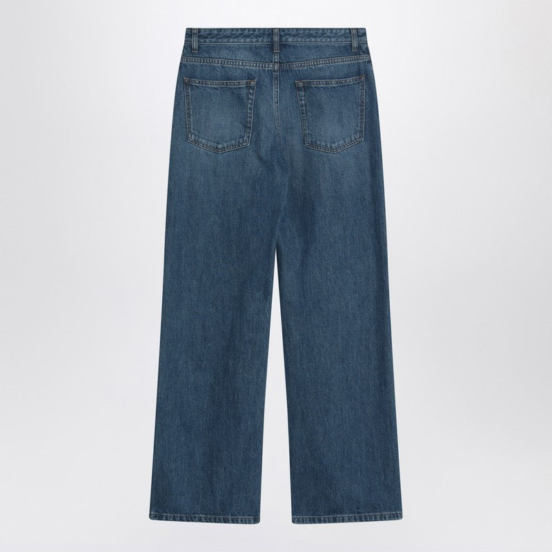 The Row Eglitta wide faded jeans