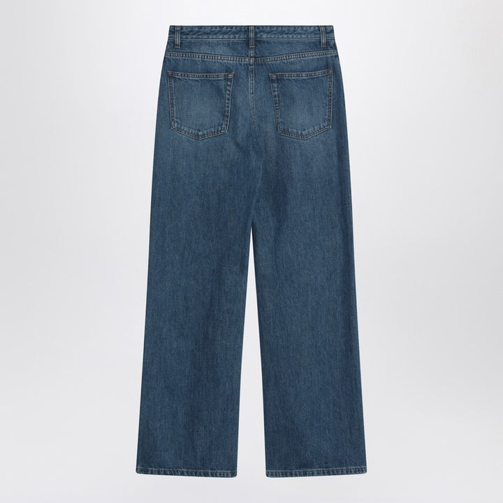 The Row Eglitta wide faded jeans