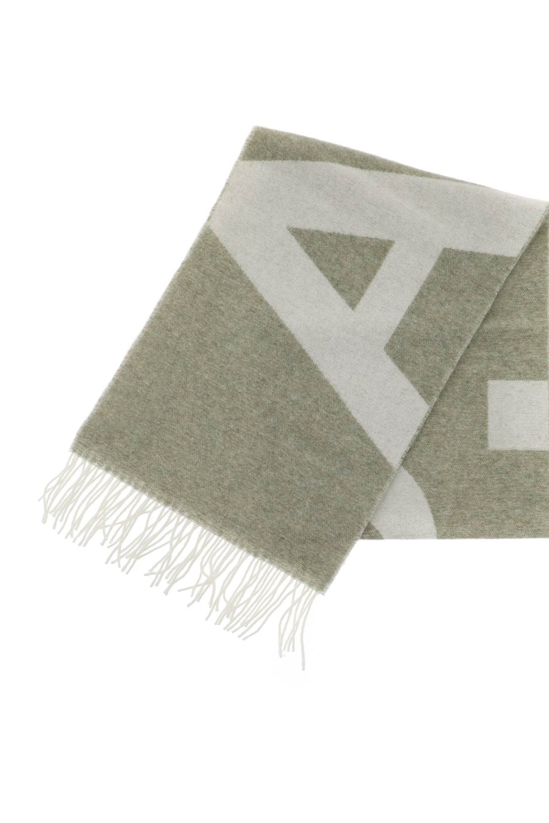 A.P.C. Malo Wool Blend Scarf   Verde