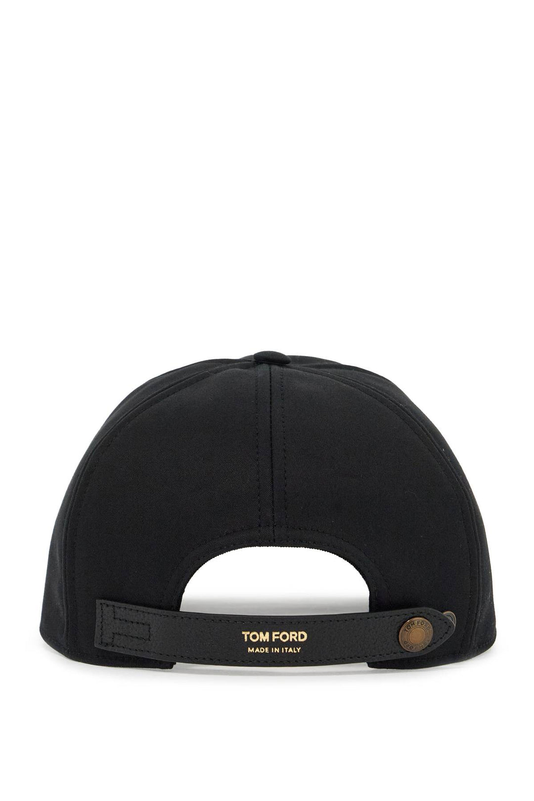 Tom Ford Baseball Cap With Embroidery   Black