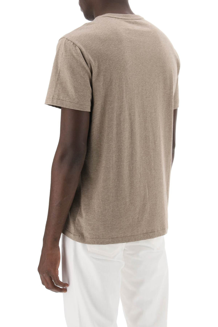 Polo Ralph Lauren Custom Slim Fit Crew Neck T Shirt   Khaki