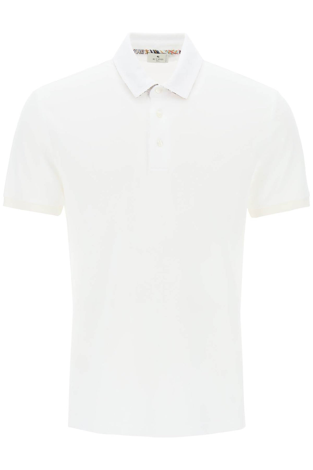 Etro Regular Fit Polo Shirt   Bianco