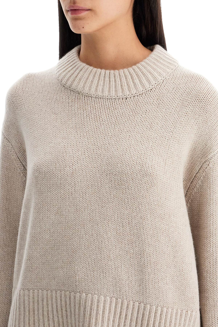 Lisa Yang Cashmere Sony Pullover Sweater   Beige