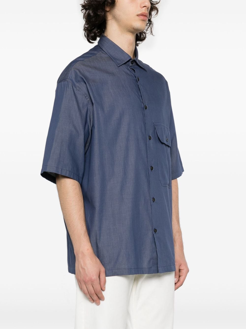 Emporio Armani Shirts Blue
