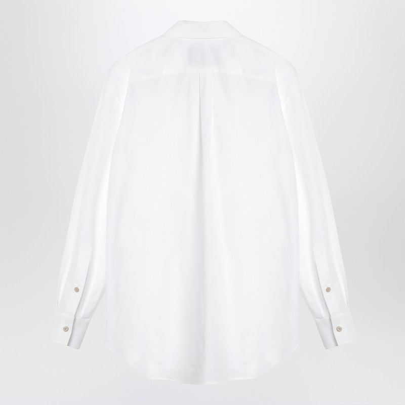 Valentino cotton shirt with ruffles