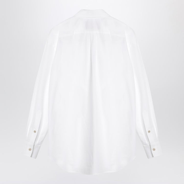 Valentino cotton shirt with ruffles