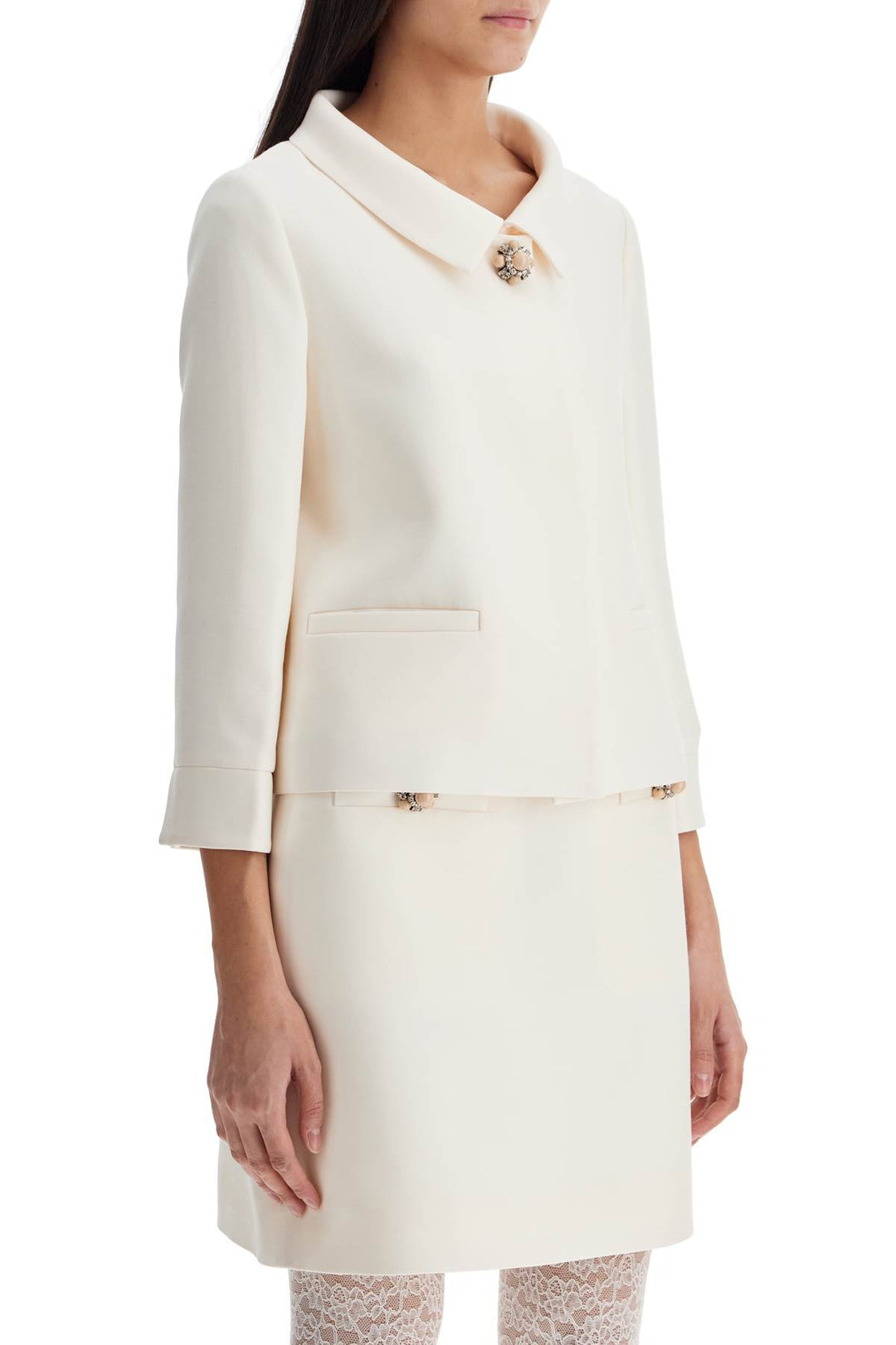 Valentino Garavani crepe couture jacket