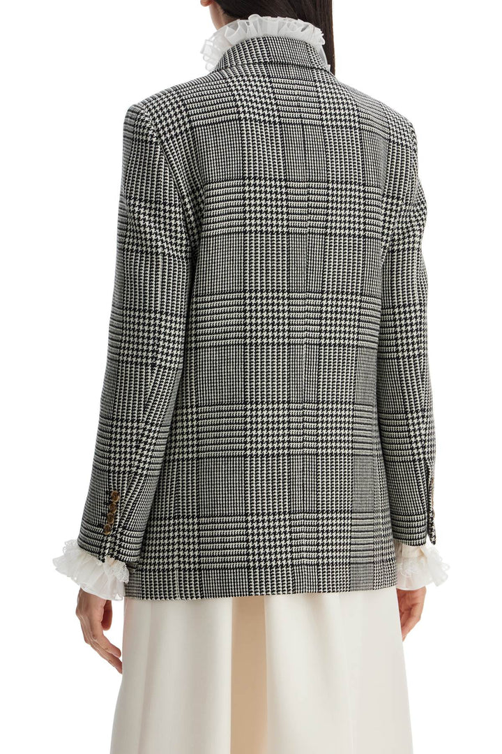 Valentino Garavani blazer in pied de poule wool