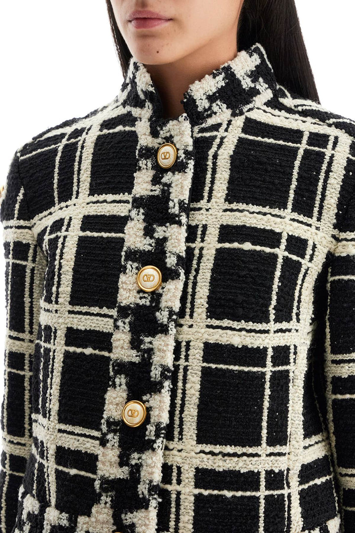 Valentino Garavani Macro Tweed Jacket