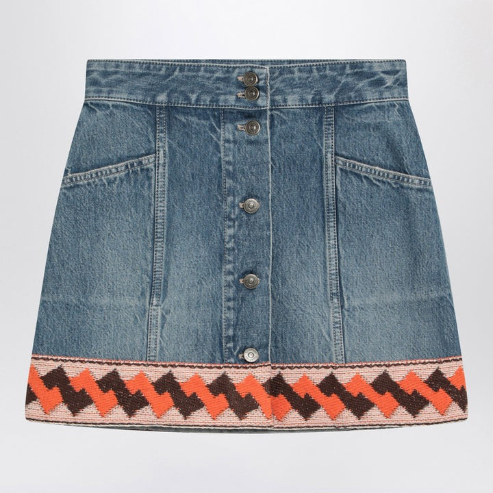 Valentino Denim mini skirt