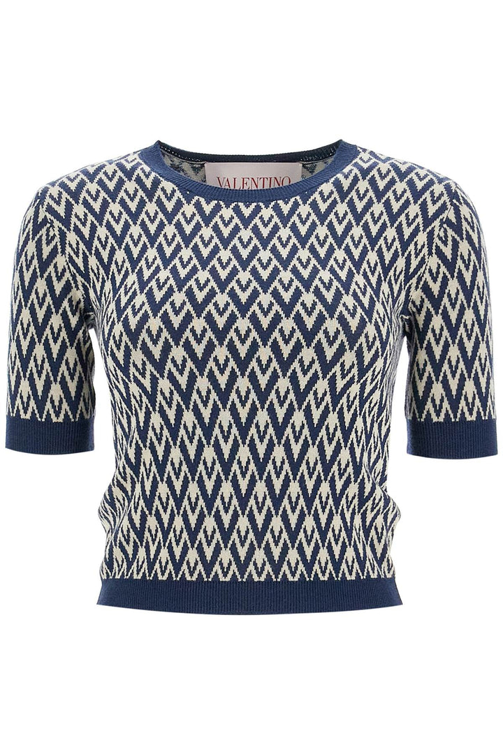 Valentino Garavani Toute La V knit top