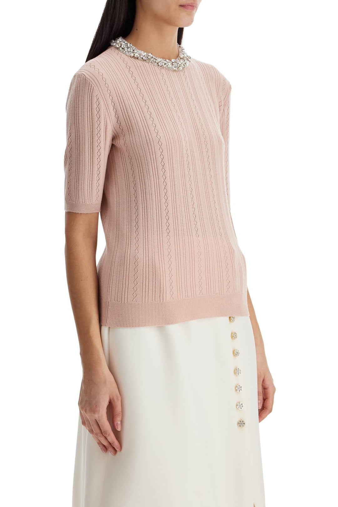 Valentino Garavani Embellished Wool sweater