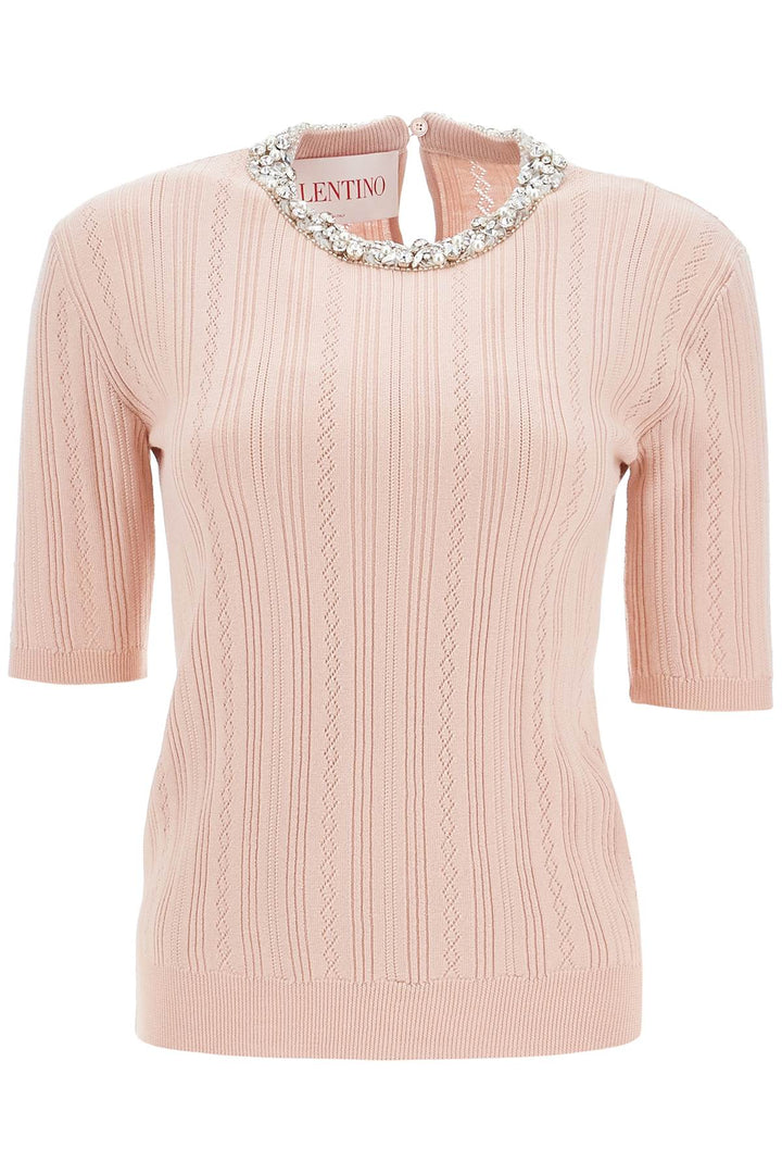 Valentino Garavani Embellished Wool sweater