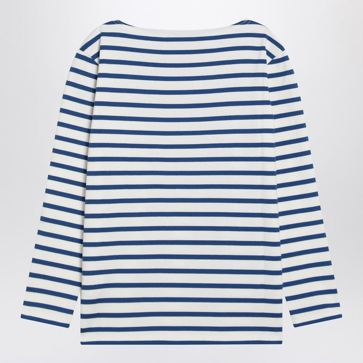 Chez Valentino print striped t-shirt