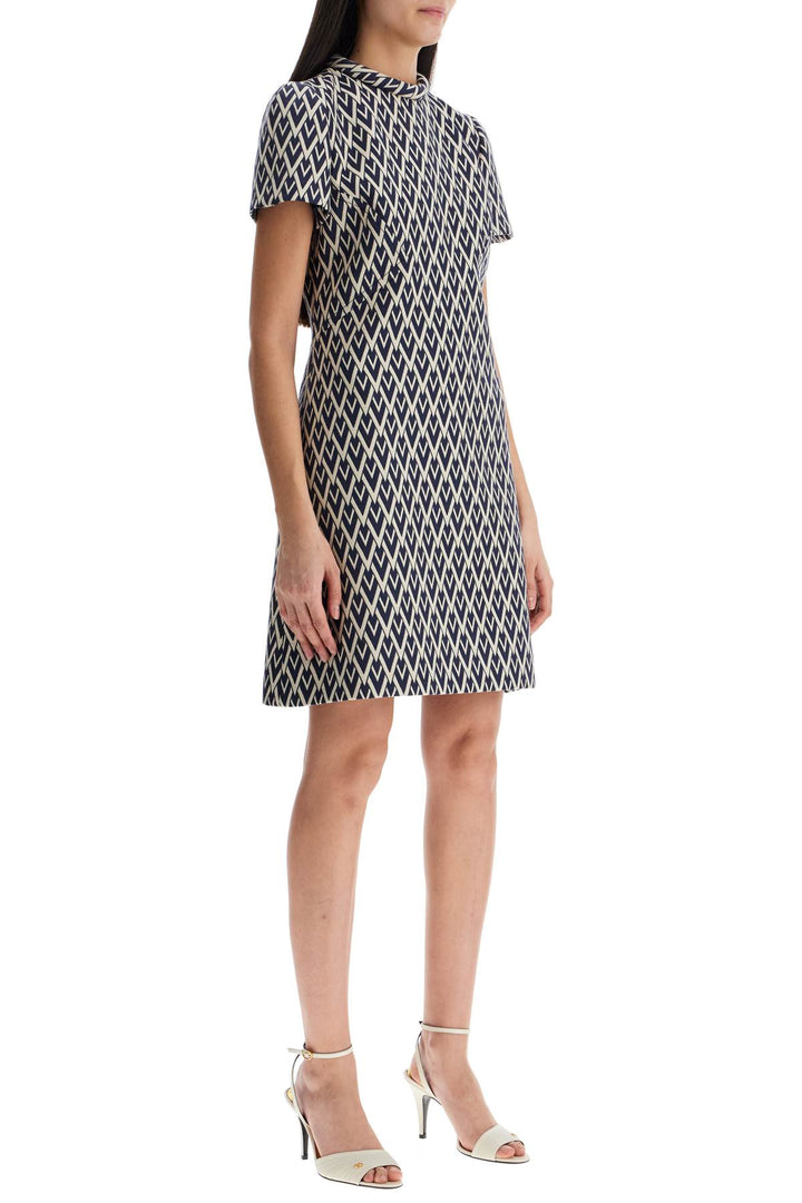 Valentino Garavani slim fit high neck dress