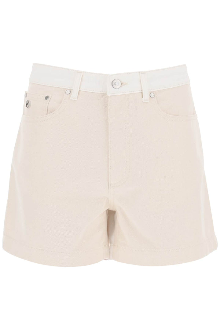 Stella McCartney banana denim shorts