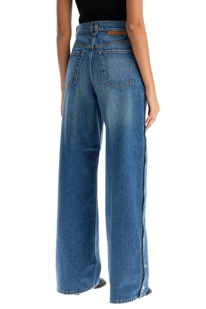 Stella McCartney buttoned ripped jeans