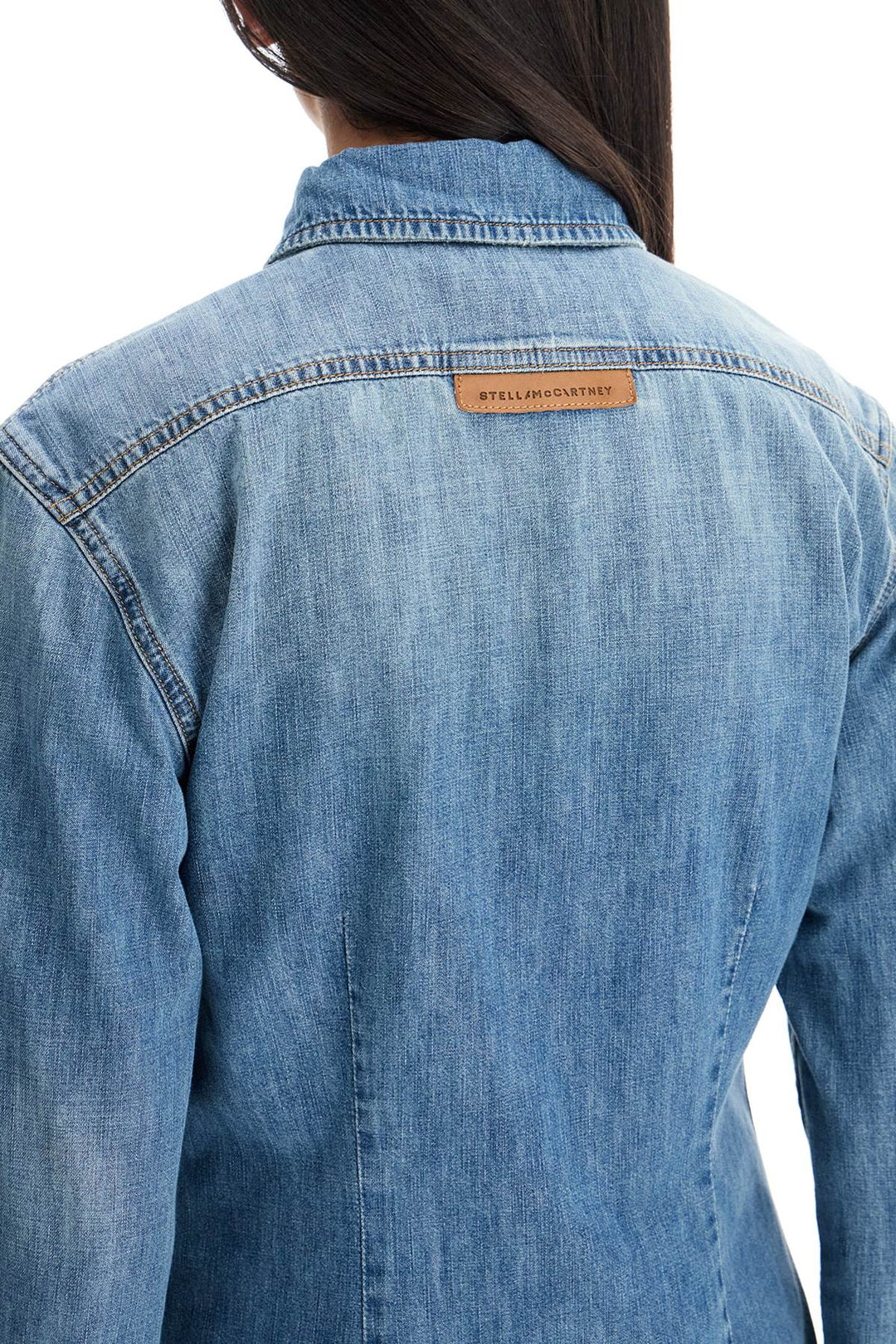 Stella McCartney vintage wash denim shirt