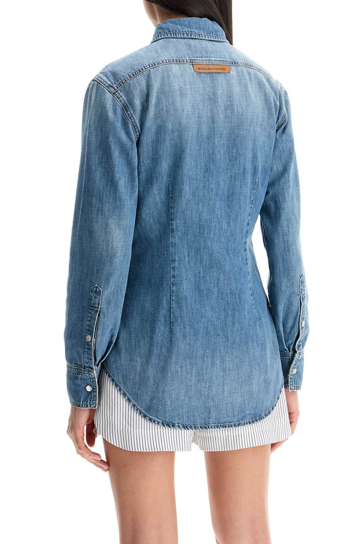 Stella McCartney vintage wash denim shirt