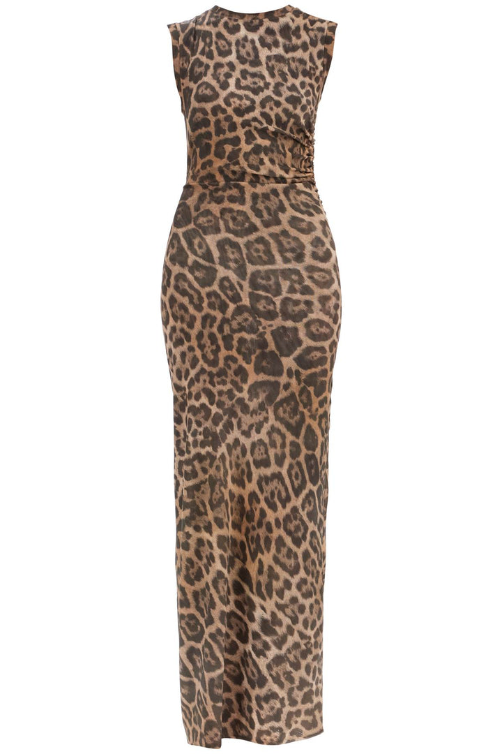 Stella McCartney animal print sleeveless maxi dress