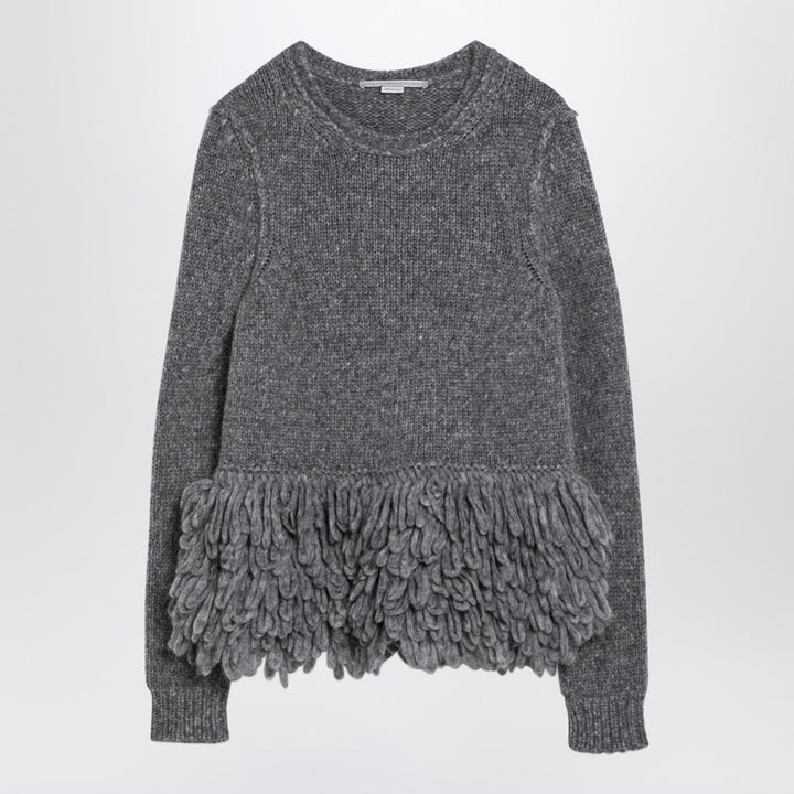 Stella McCartney wool sweater with feather insert