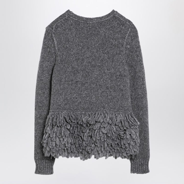 Stella McCartney wool sweater with feather insert