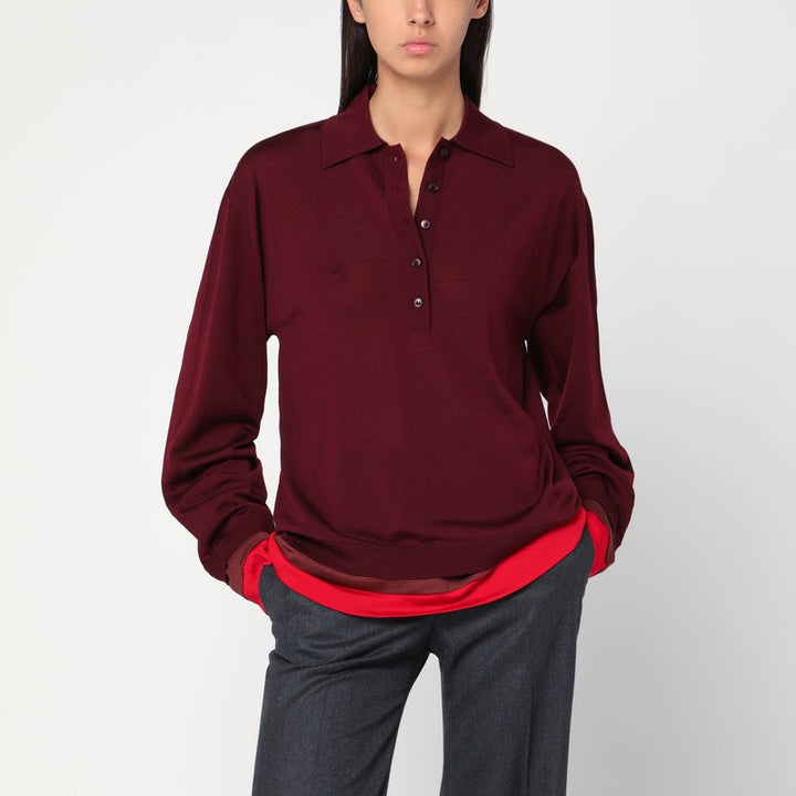 Stella McCartney Layered wool polo