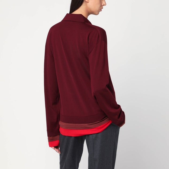 Stella McCartney Layered wool polo