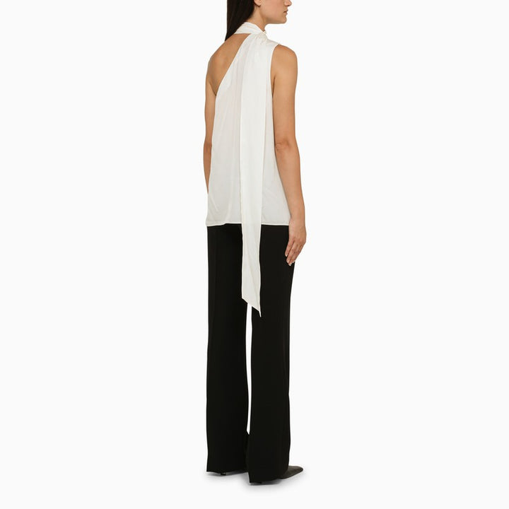 Stella McCartney asymmetric viscose top