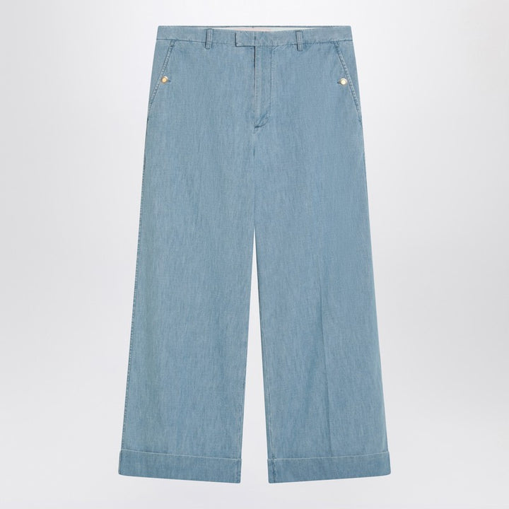 Valentino wide jeans with cuff