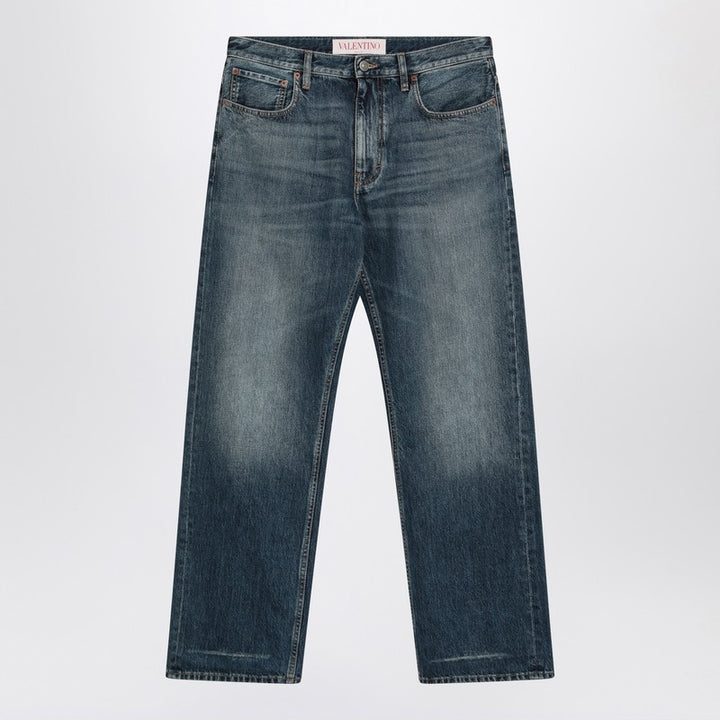 Valentino washed denim jeans