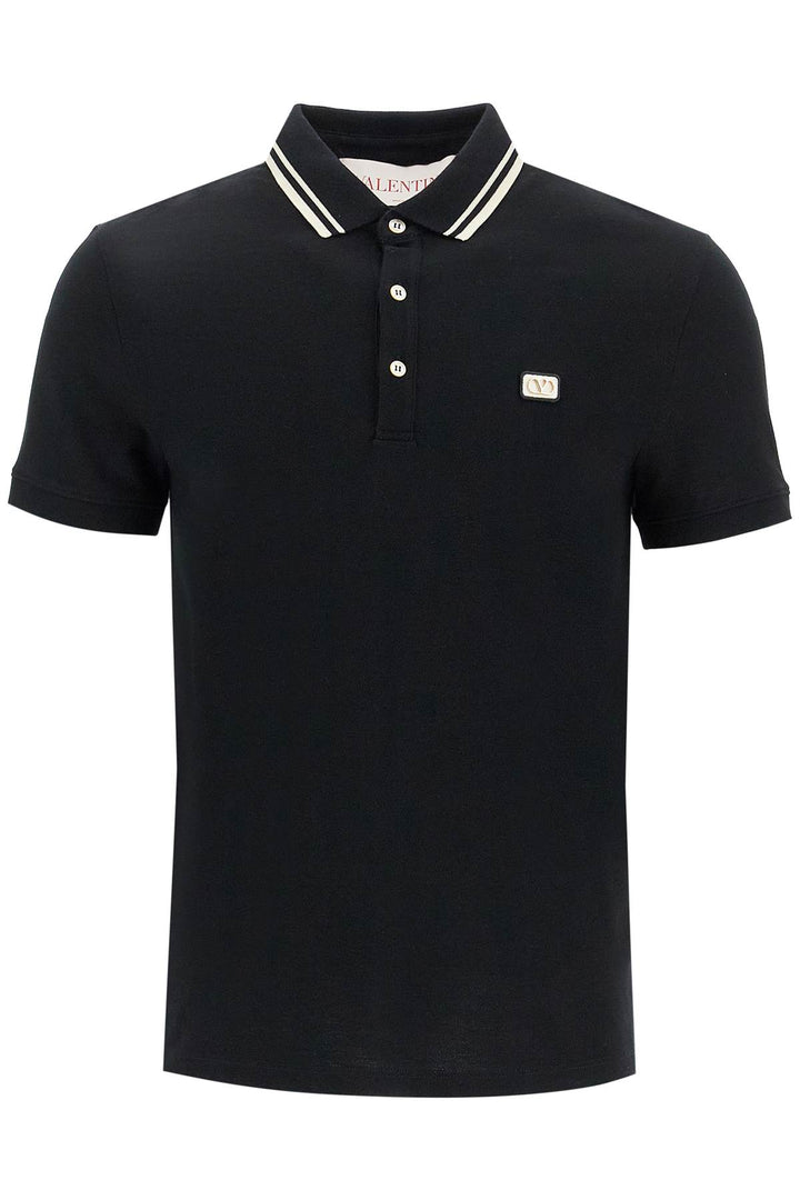 Valentino Garavani Vlogo Patch Polo Shirt