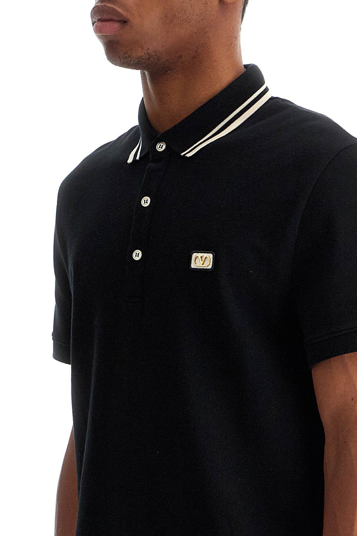 Valentino Garavani Vlogo Patch Polo Shirt