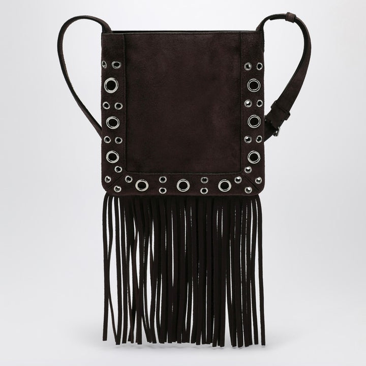 Valentino Garavani Suede Nellcôte bag with fringes & studs