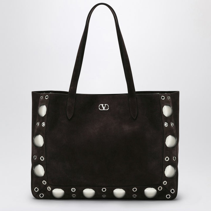 Valentino Garavani Medium Nellcôte Suede Tote