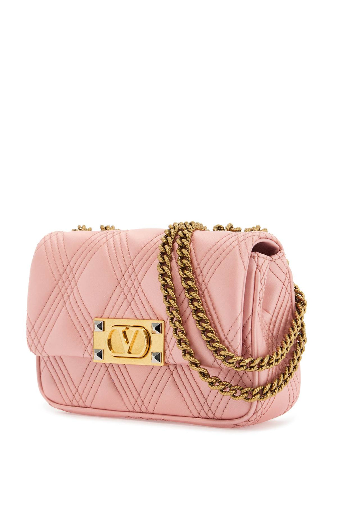 Valentino Garavani quiltie 67 pink shoulder bag