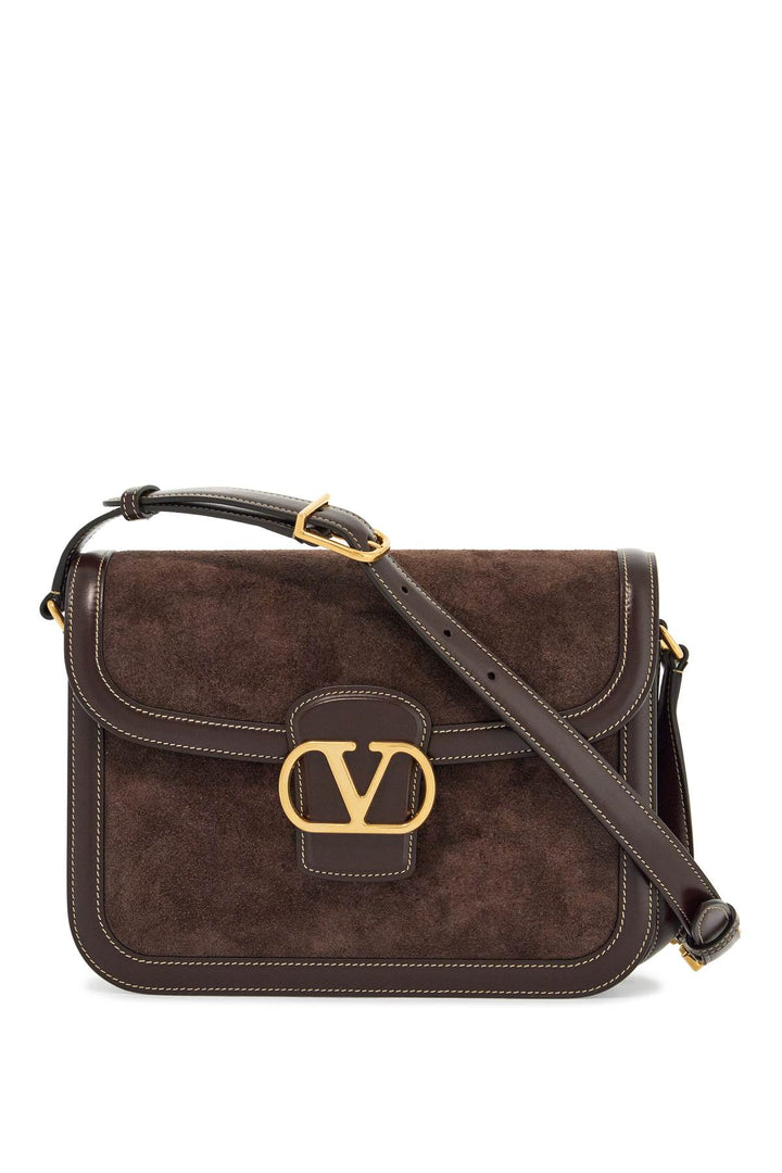 Valentino Garavani 9 to 5 suede shoulder bag