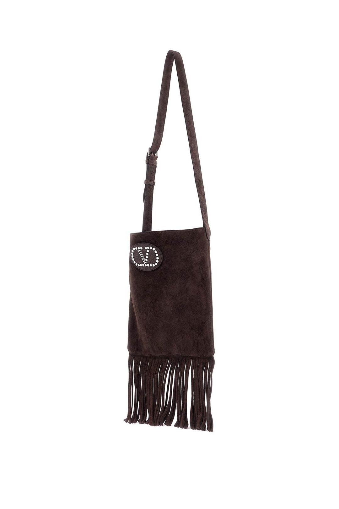 Valentino Garavani medium Nellcote suede fringe crossbody bag