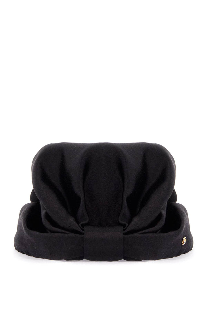 Valentino Garavani black silk turban