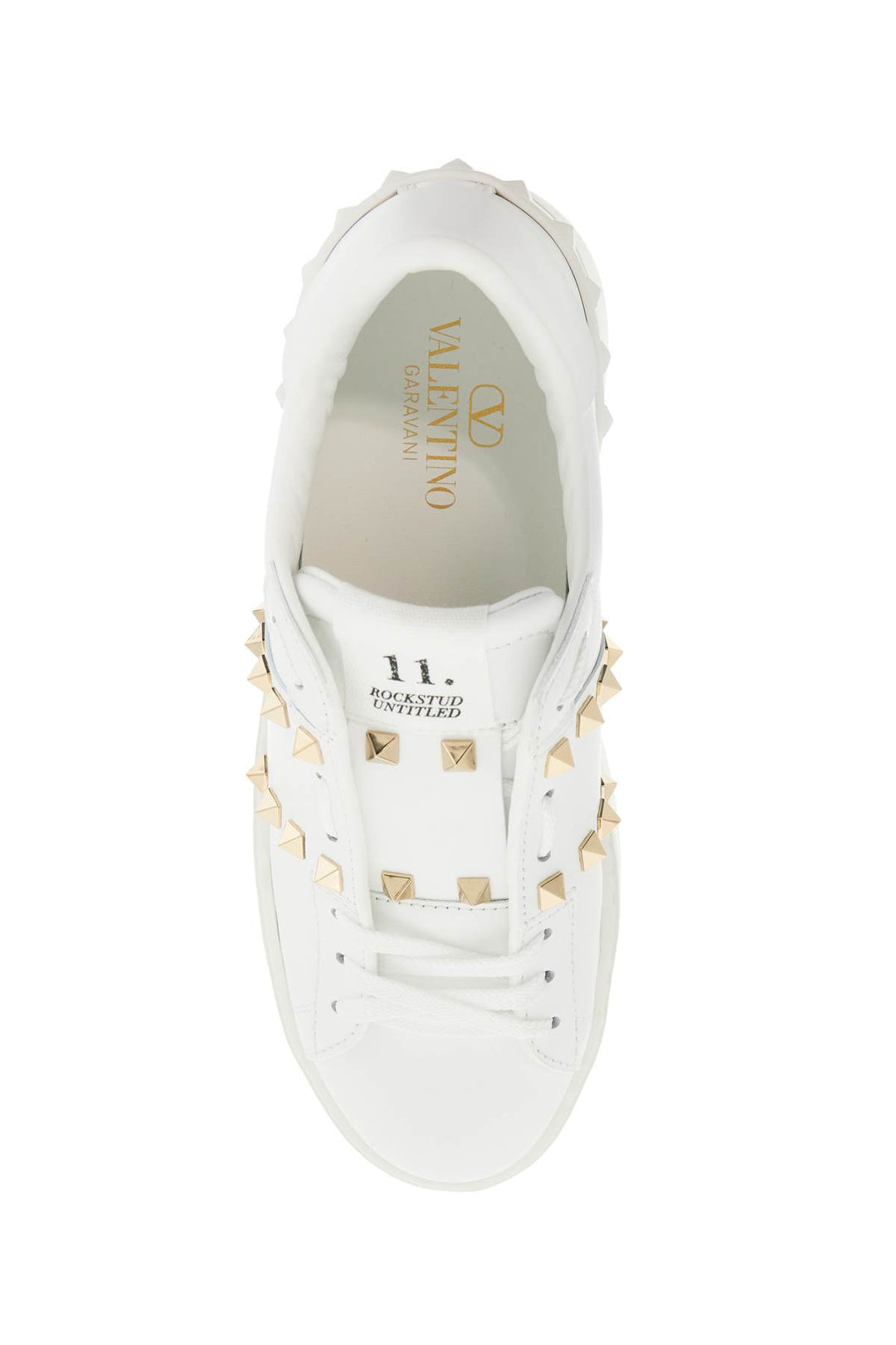 Valentino Garavani white rockstud sneakers