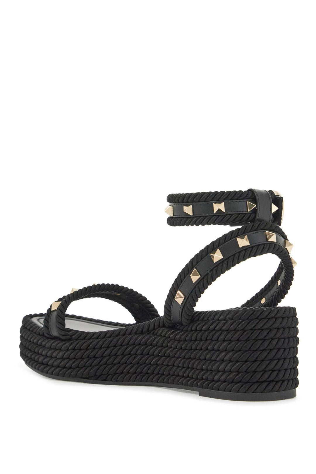 Valentino Garavani Rockstud Flatform Sandals