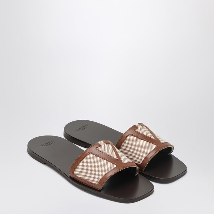 Valentino Garavani Viva Superstar canvas slides